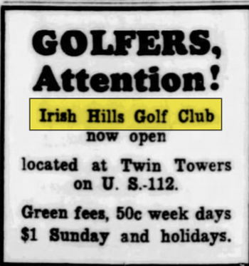 Gauci Golf Resort (Irish Hills Golf Club) - May 09 1931 Article (newer photo)